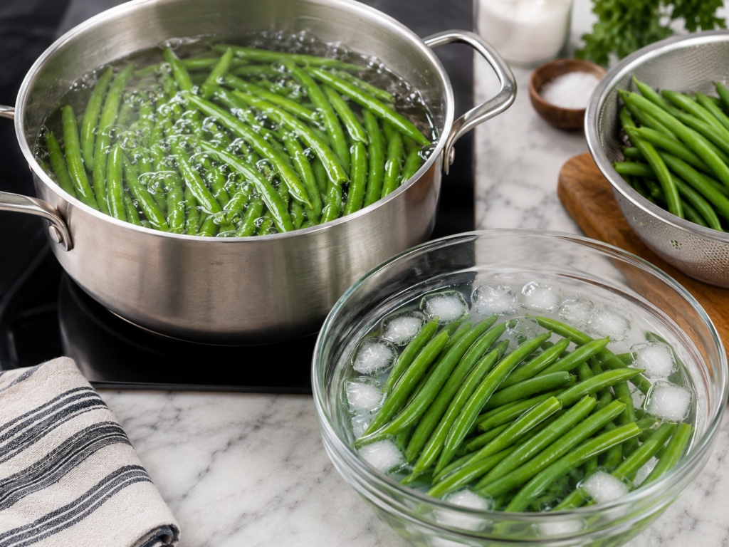 step 1 Green Bean Casserole